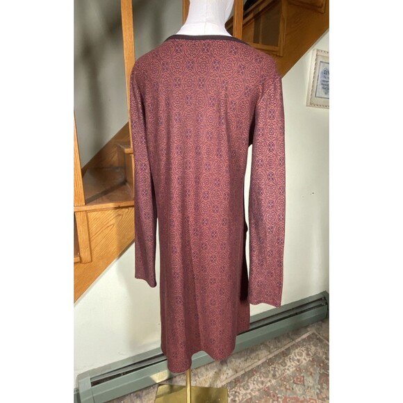 Mexicali Blues Dress Womens Size XL Geometric Print Bohemian Long Sleeve Hippie - Picture 4 of 8